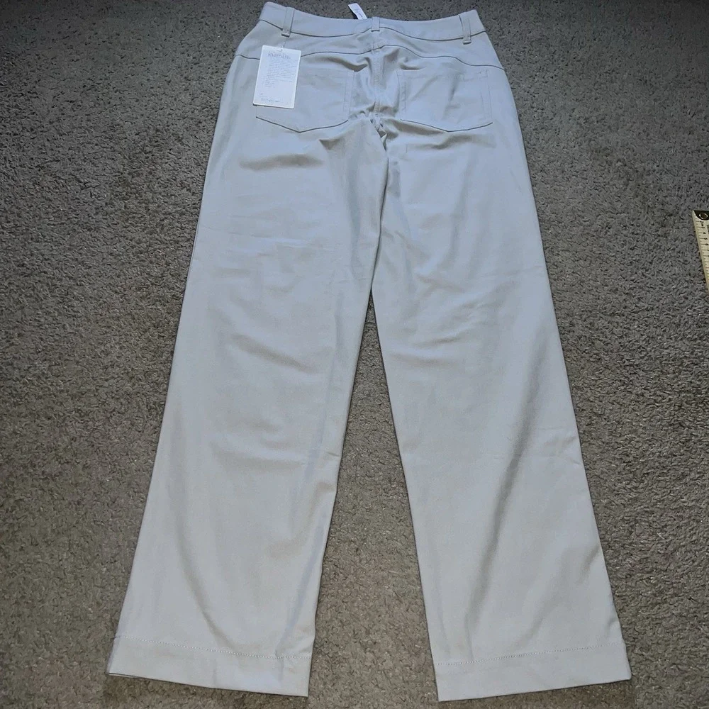 NWT Lululemon City Sleek Straight -Fit HR Pants Gray Size 28x30